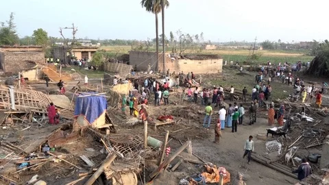 NEPAL-WEATHER-STORM 스톡 동영상 105581244