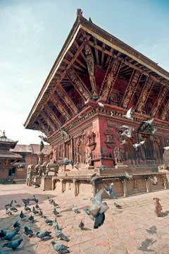 Nepal,changu narayan temple Stock-Fotos