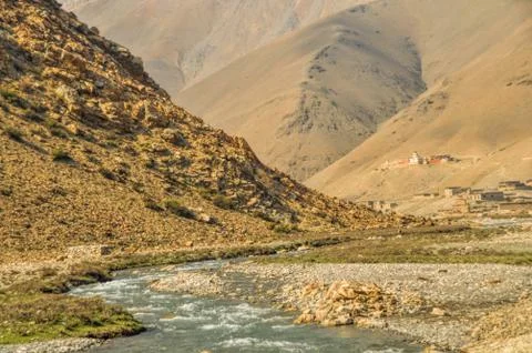 Nepalese river Stock Photos