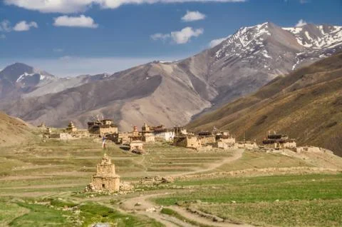 Nepalese settlement Stock Photos