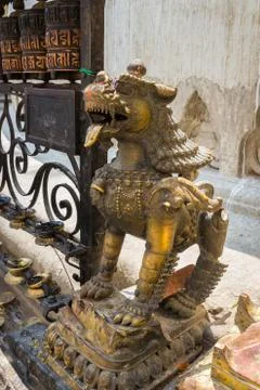 Nepalese statue Stock Photos