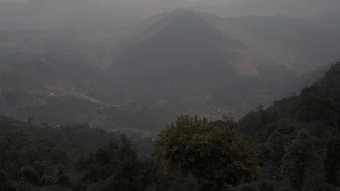NEPAL|HILLS|ROAD 스톡 동영상 106443778