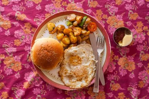 Nepali breakfast Stock Photos