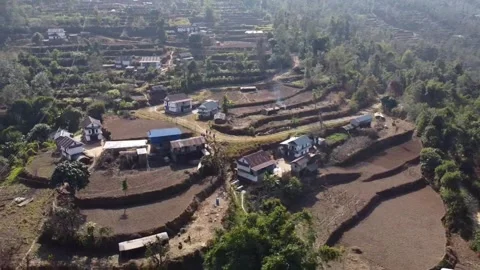 Nepali typical Village Video stock 268003013