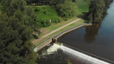Nepean River Weir Stock Footage 150767479