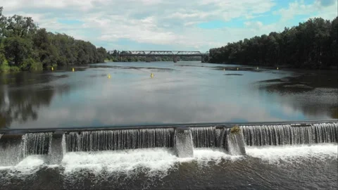 Nepean River Weir Stock Footage 150767637