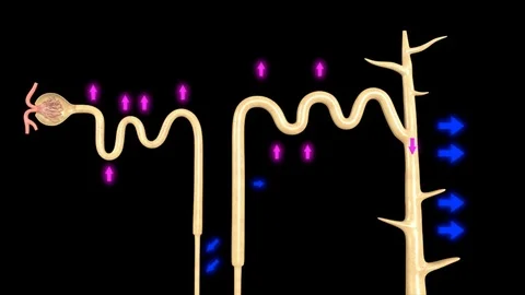 Nephron Functioning 動画素材 70404954