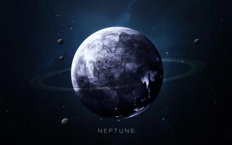 Neptune - High resolution 3D Stock Photos