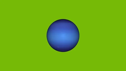 Neptune icon animated video Stock Footage 295031668