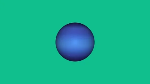 Neptune icon animated video Stock Footage 295031670