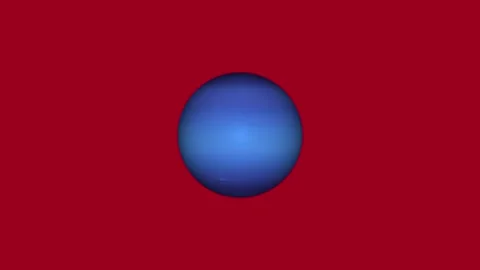 Neptune icon animated video Stock Footage 295031685