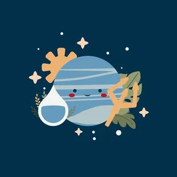 Neptune Stock Illustration