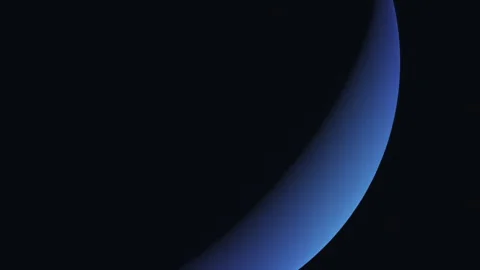 Neptune planet Exploration in space Stock-Footage 240428392