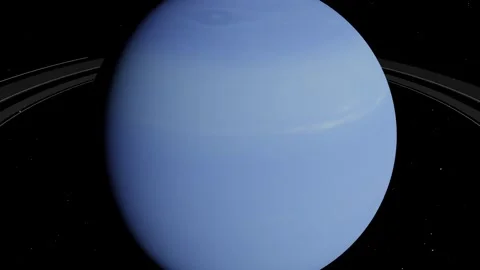 Neptune Planet Flyover Video stock 316403719