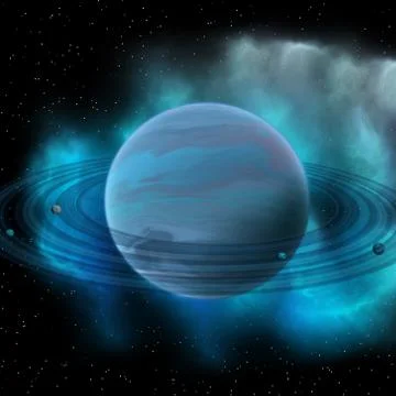 Neptune Planet Stock Illustration