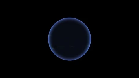 Neptune rotating seamless loop 4K 04 動画素材 121347828