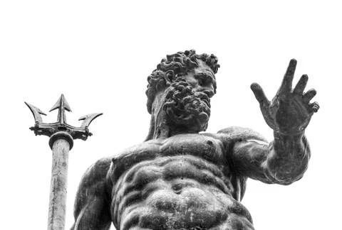 Neptune statue Stock Photos