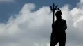 Neptune's Fountain, Fontana di Nettuno, Bologna, Italy, Italian Monument HD Footage