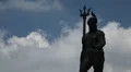 Neptune's Fountain, Fontana di Nettuno, Bologna, Italy, Italian Monument HD Footage