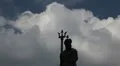Neptune's Fountain, Fontana di Nettuno, Bologna, Italy, Italian Monument HD Footage
