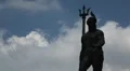 Neptune's Fountain, Fontana di Nettuno, Bologna, Italy, Italian Monument HD Footage