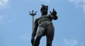 Neptune's Fountain, Fontana di Nettuno, Bologna, Italy, Italian Monument HD Footage