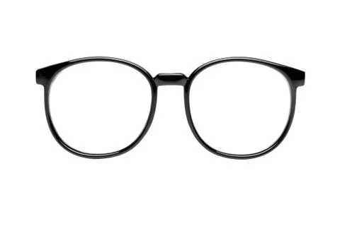 Nerd glasses isolated on white background Stock Photos