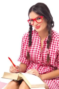Nerdy student Stock Photos