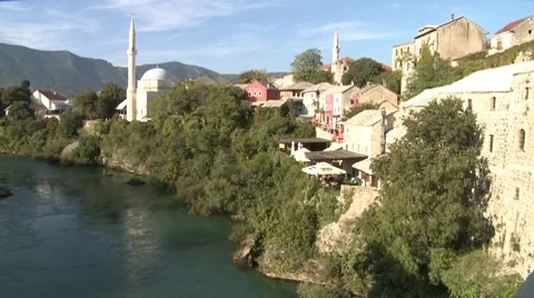 Neretva. Mostar. Vidéo 8687290