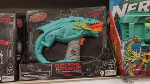 Nerf Dungeons and Dragon Weapon Retailer Toy Vidéo 244058173