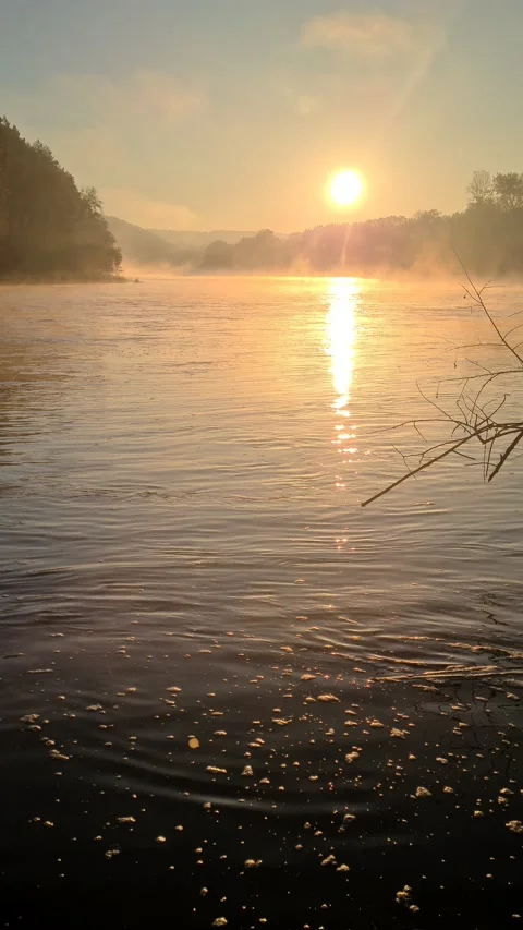 Neris river, Vilnius, Lithuania Stock Footage 162727662