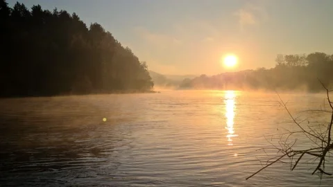 Neris river, Vilnius, Lithuania Stock Footage 162727665
