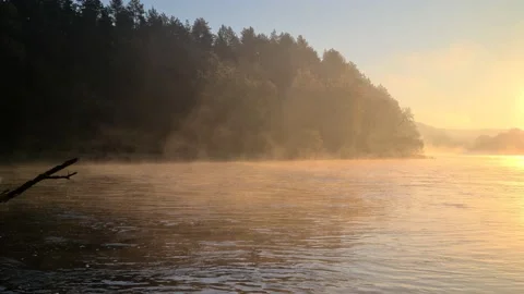 Neris river, Vilnius, Lithuania Stock Footage 162727666