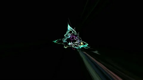 Nerual Pentultimate Slipstream Abstraction 4K Video stock 186112073