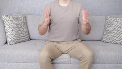 Nervous annoyed man Video stock 265797404