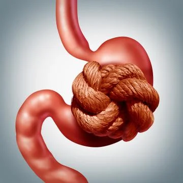 Nervous Stomach Ilustração Stock