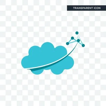 Nervous system vector icon isolated on transparent background, nervous system Ilustración de archivo