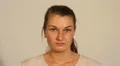 Nervous young woman looks very scared HD Footage