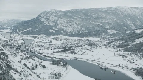 The Nesbyen town Stock-Footage 108579270