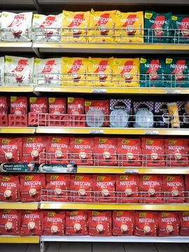 Nescafe 3-in-1 Foto stock