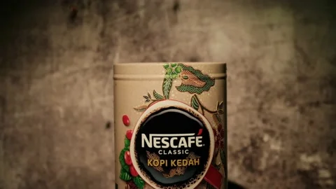 Nescafe Classic Coffee Kedah Stock Footage 144999927