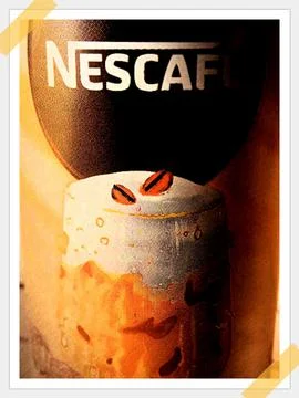 Nescafe drink 库存照片