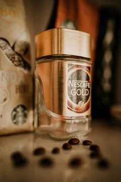 NESCAFÉ GOLD Stock Photos