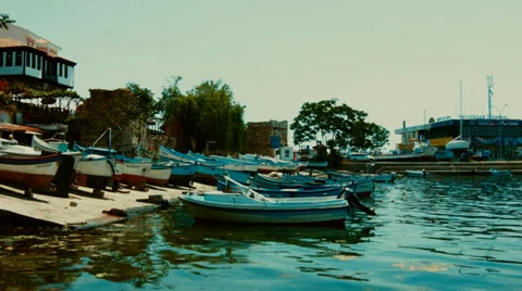 Nesebr cove Stock Footage 39002662