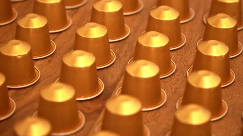 Nespresso coffee capsules Video stock 171911819