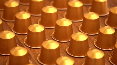 Nespresso coffee capsules Video stock 171911838