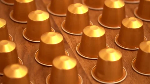 Nespresso coffee capsules Video stock 171911867