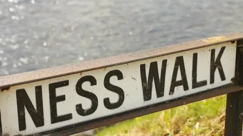 Ness walk, in Inverness Video stock 11236004