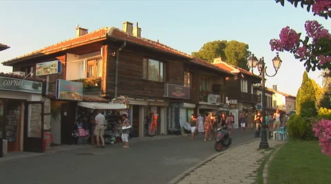 Nessebar street   Stock Footage 3677362