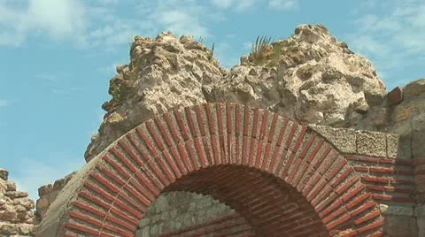 Nessebar wall 2 Stock Footage 11321248